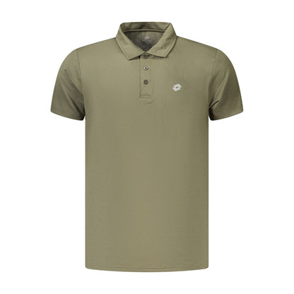 Lotto Green Polyester Polo Shirt