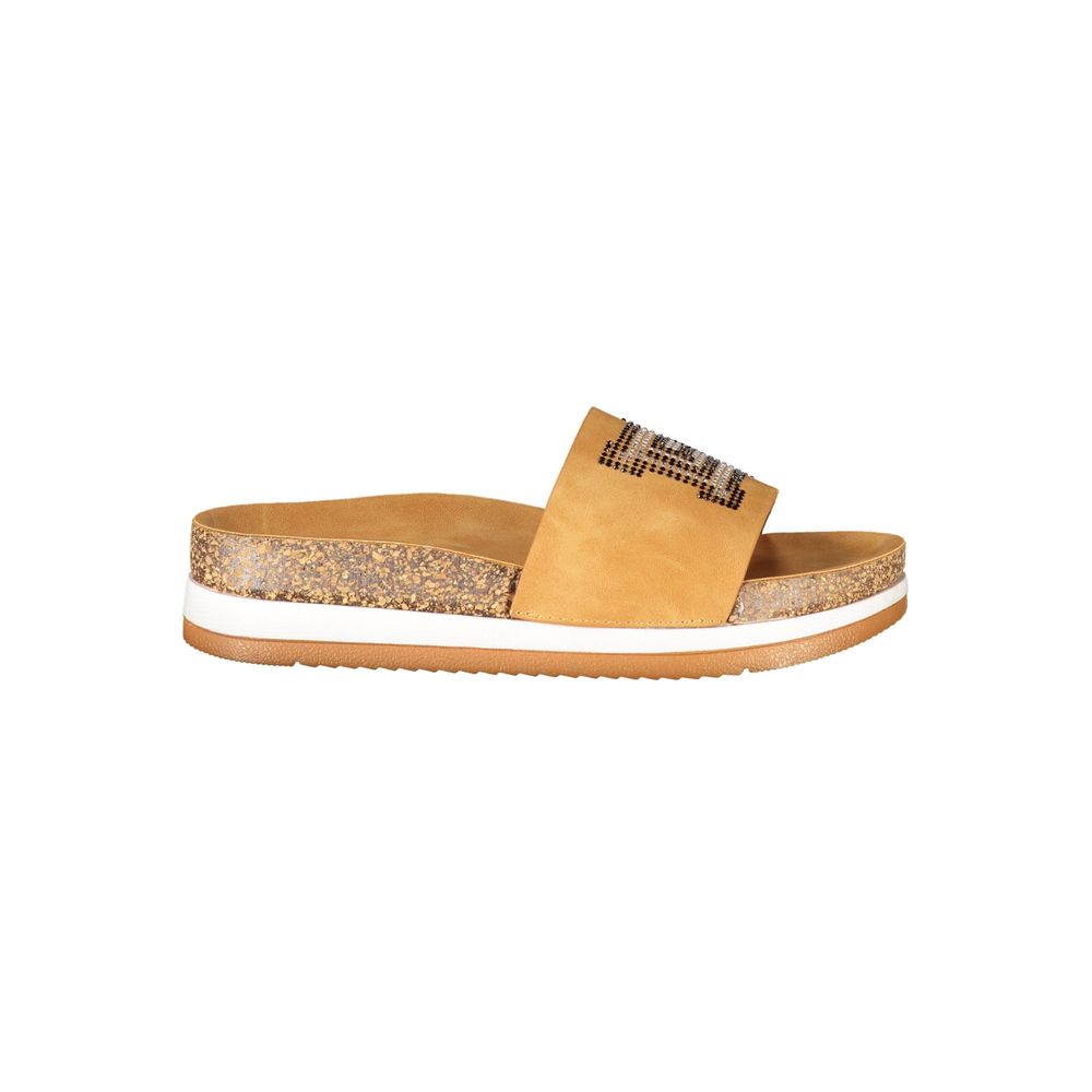 Laura Biagiotti Brown Polyethylene Slippers