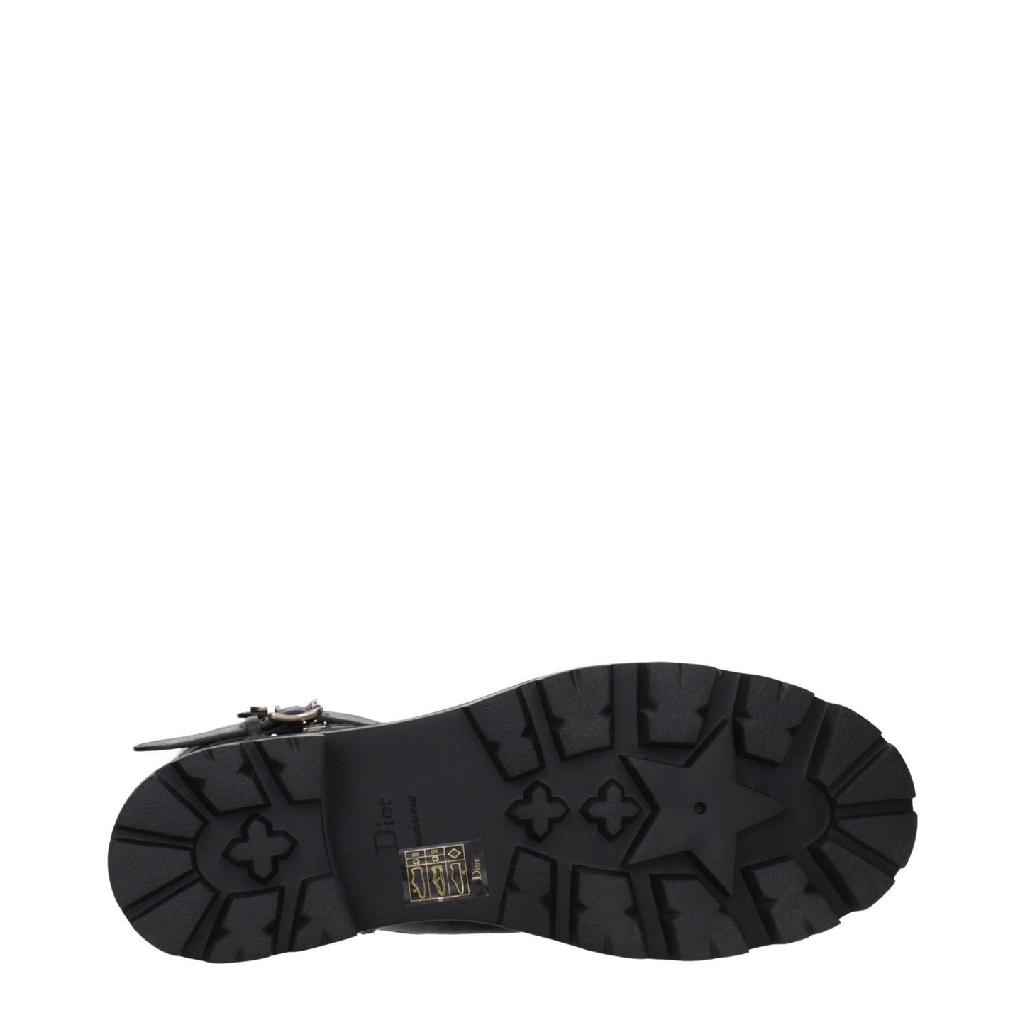 Christian Dior Black Leather Ankle Boots