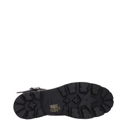 Christian Dior Black Leather Ankle Boots