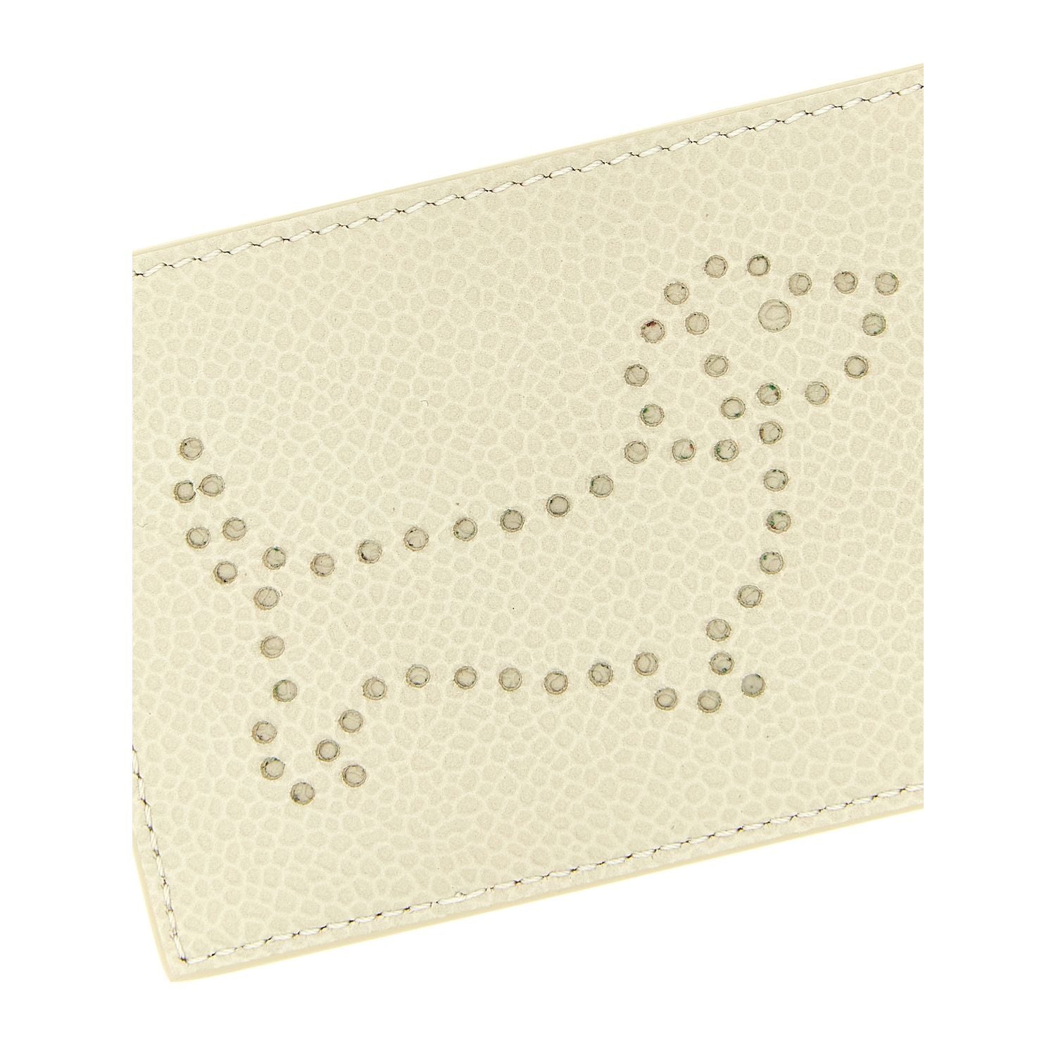 Thom Browne Beige Calfskin Cardholder