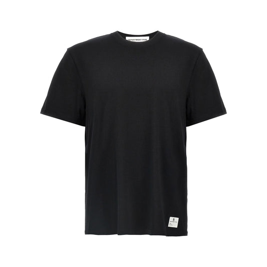 Department 5 Black Cotton T-Shirt