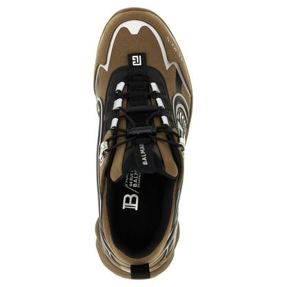 Balmain Bicolor Polyethylene Athletic Sneakers