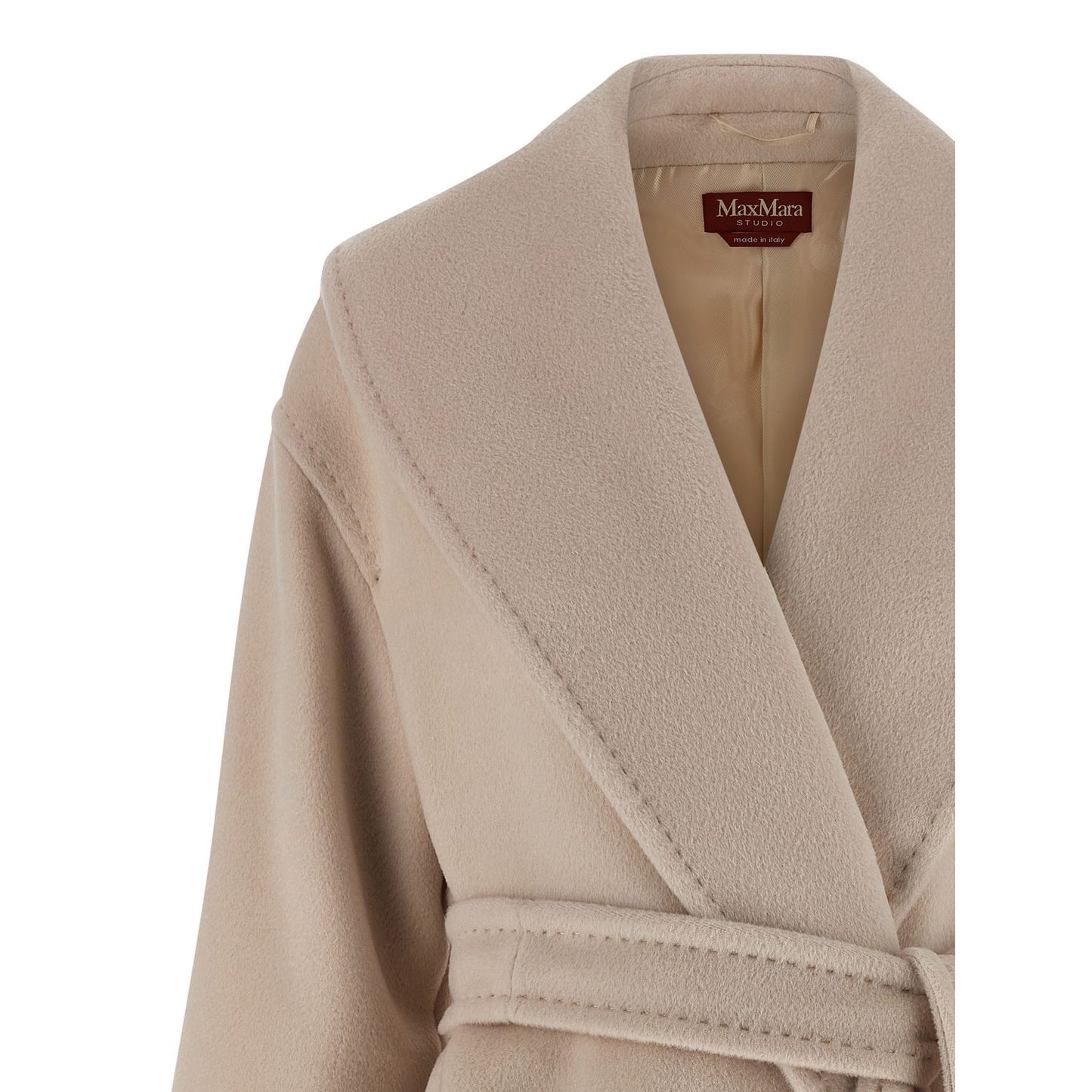 Max Mara Beige Wool Coat