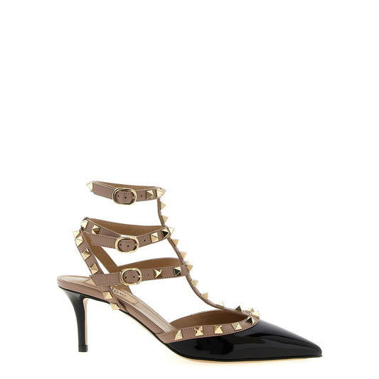 Valentino Garavani Multicolor Lamb Leather Mid Heel Pumps