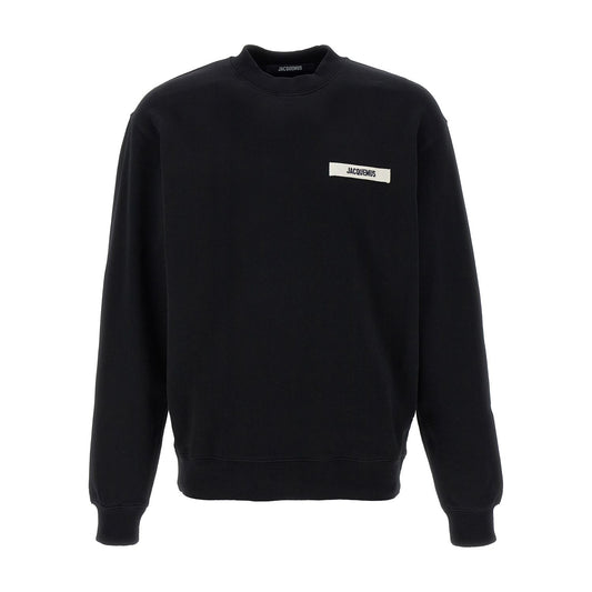 Jacquemus Black Cotton Sweatshirt