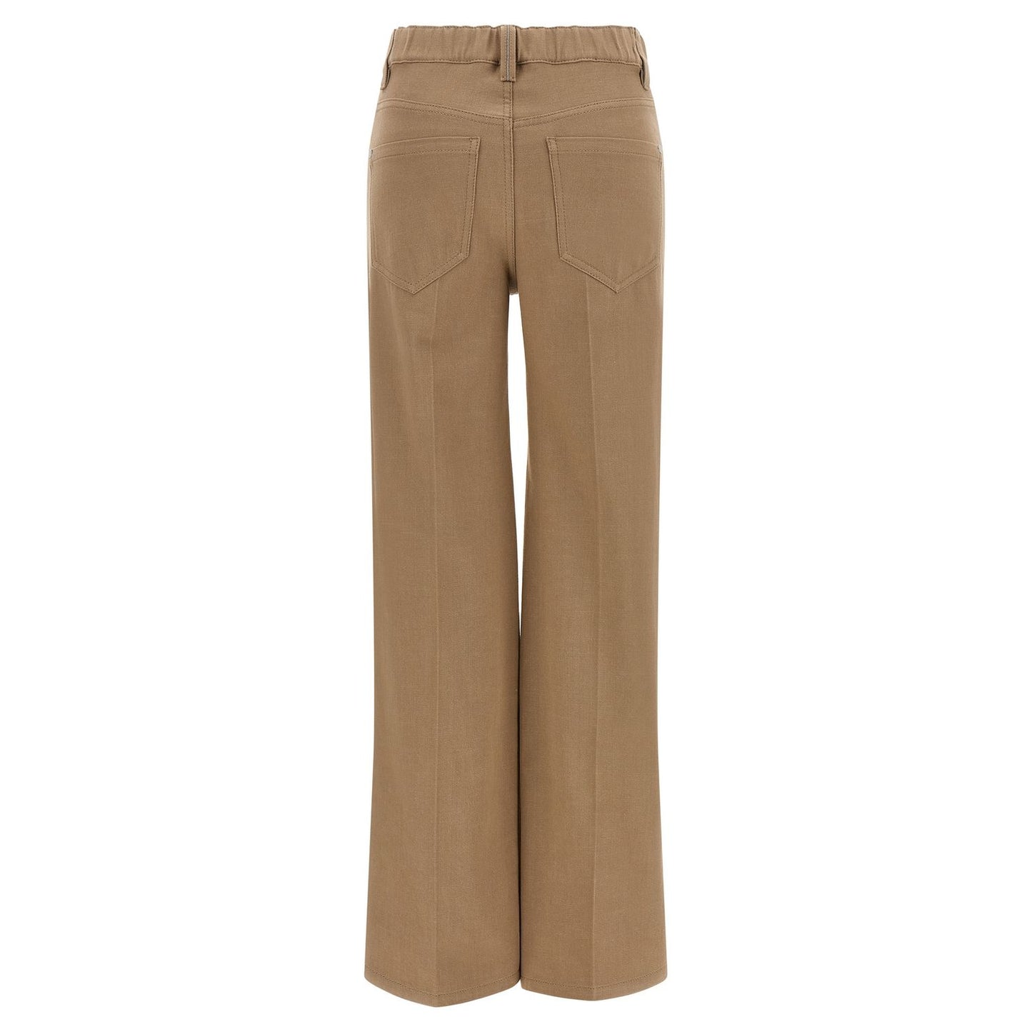 Brunello Cucinelli Beige Cotton Jeans Denim