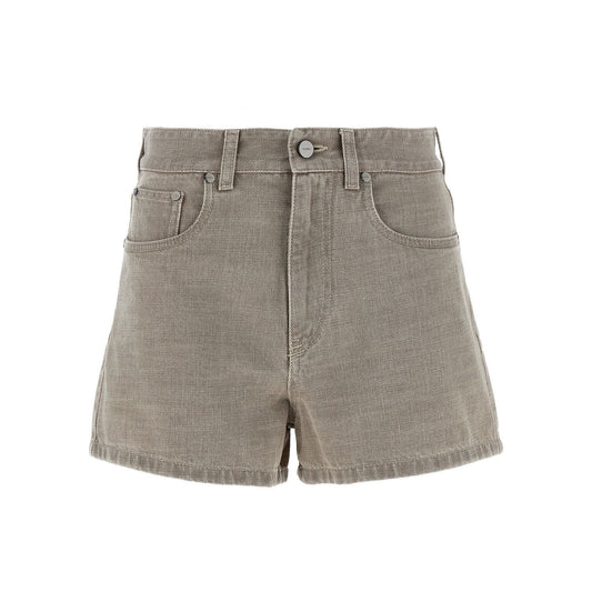 Fendi Beige Cotton Bermuda Shorts