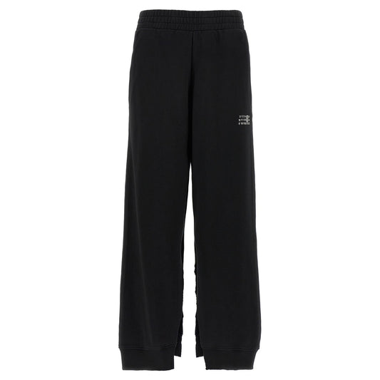 MM6 Maison Margiela Black Cotton Joggers (Workout Pants)