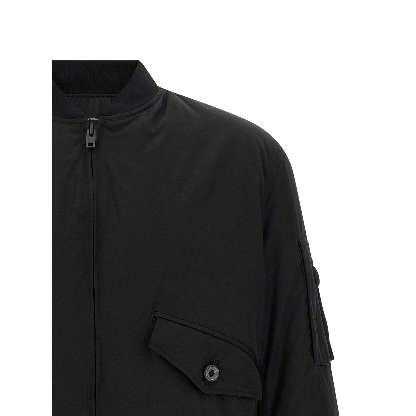 Y-3 Black Polyamide Bomber