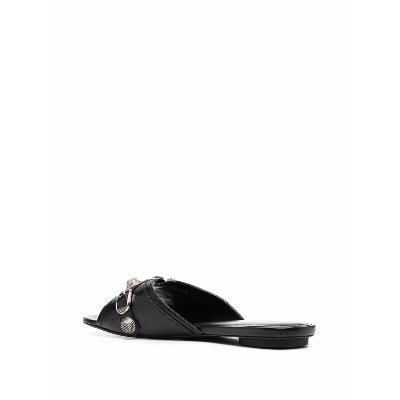Balenciaga Cagole leather sandals