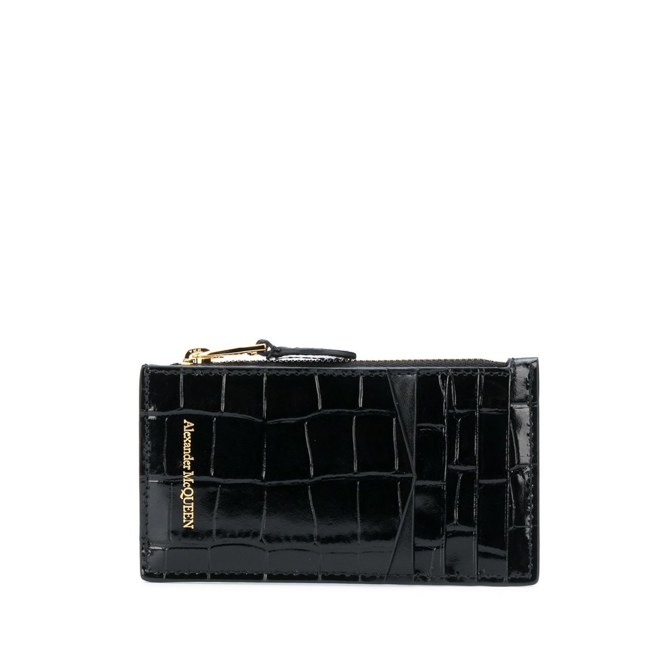 Front view with bag zipped and handles upright.