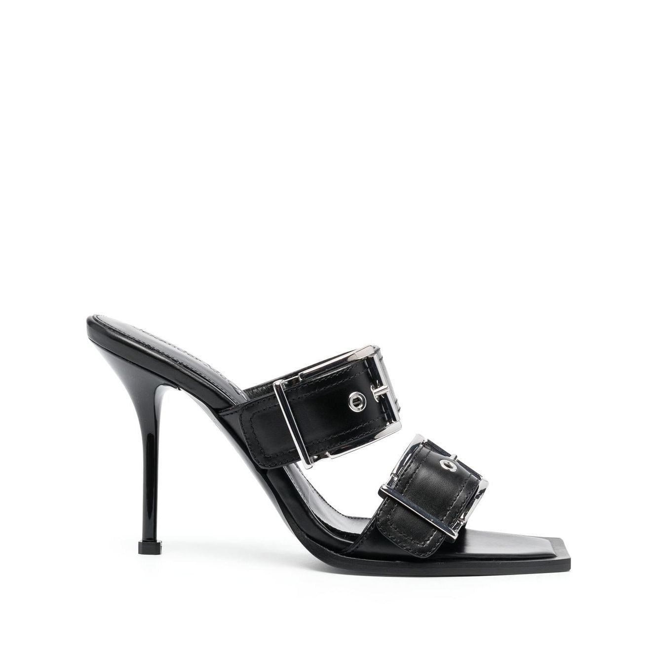 Alexander McQueen 100mm Buckled Leather Sandals