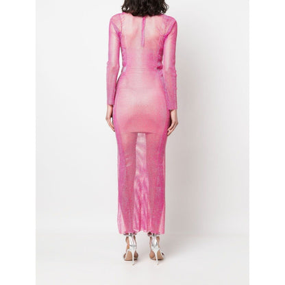 Santa Brand rhinestone-embellished maxi dress