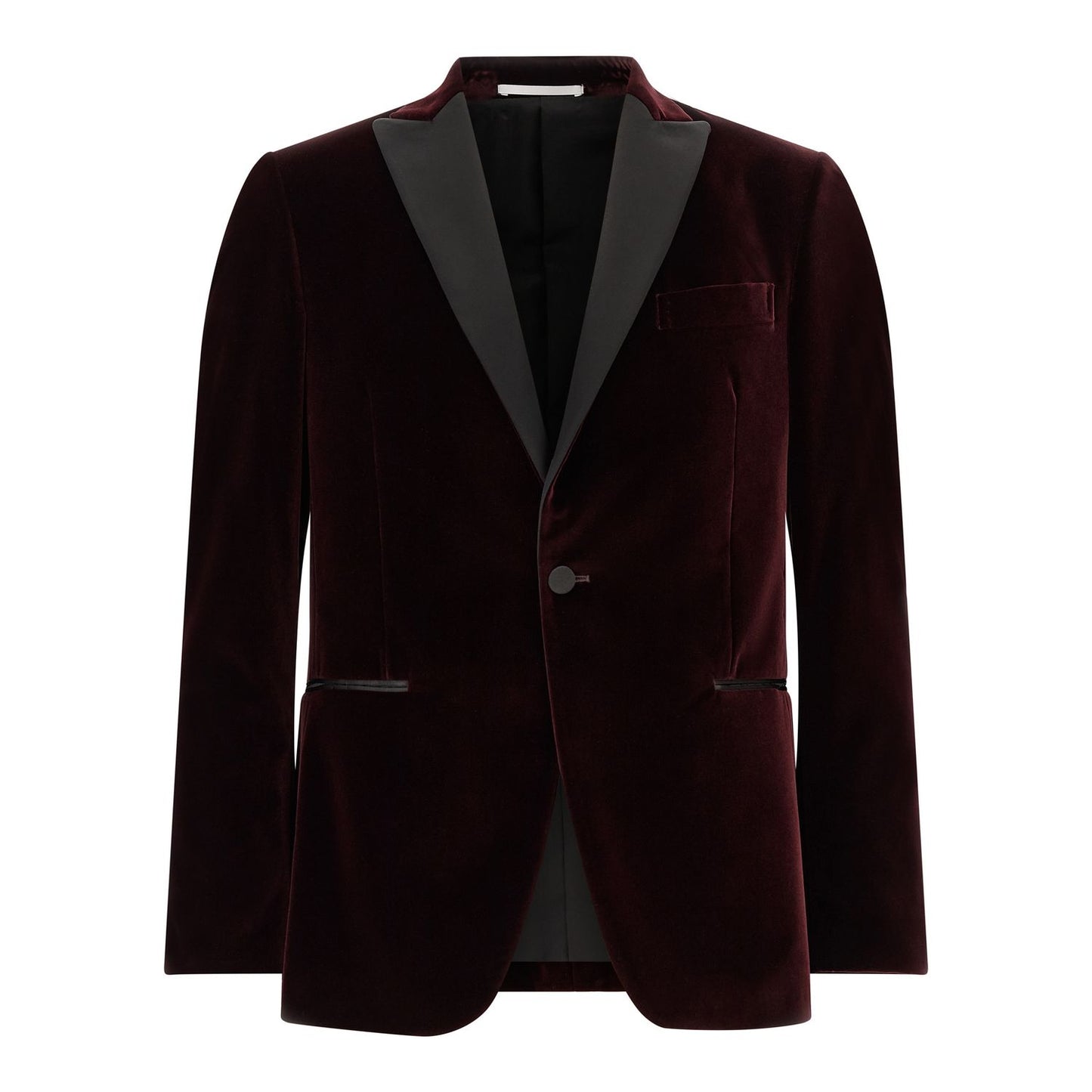 Pal Zileri Bordeaux Cotton Blazer