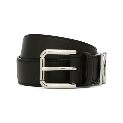 Dolce & Gabbana logo-lettering Leather Belt