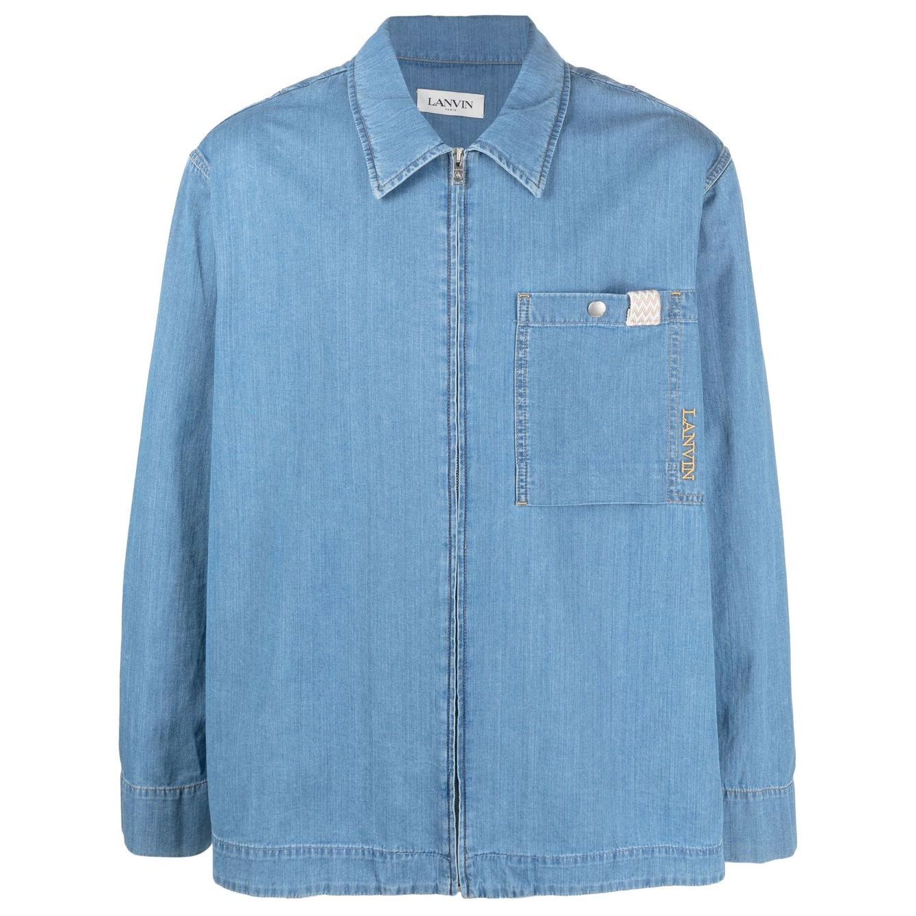 Lanvin Shirts Clear Blue