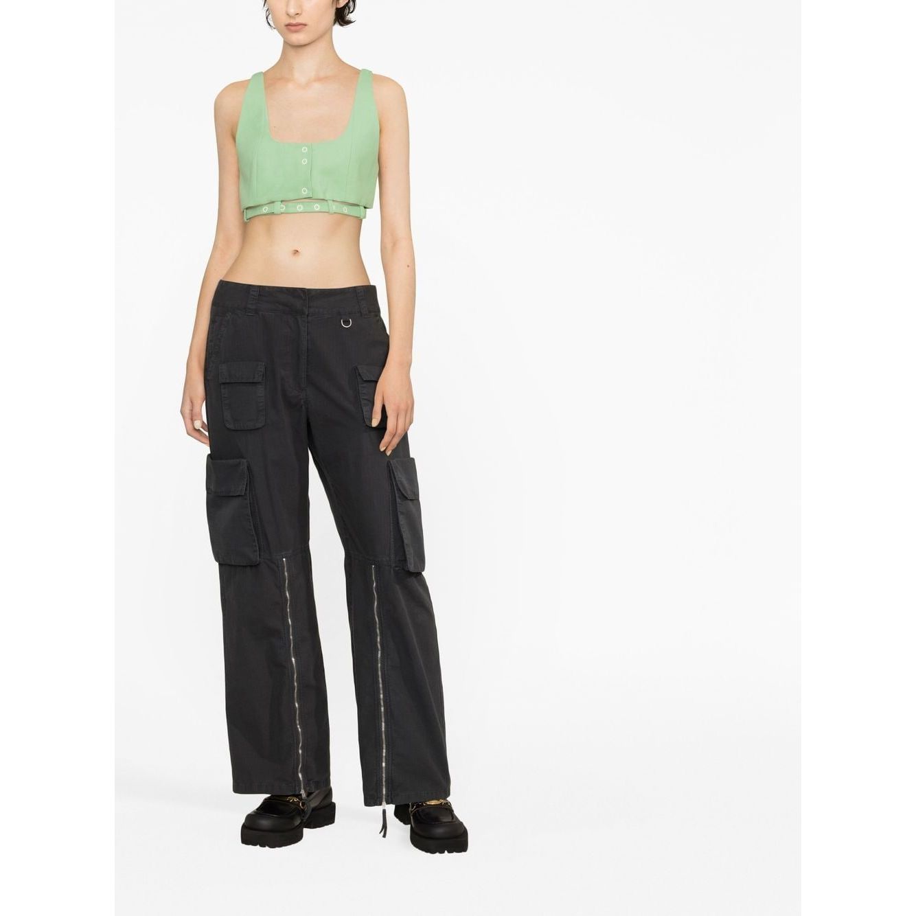 Ganni cropped tank top