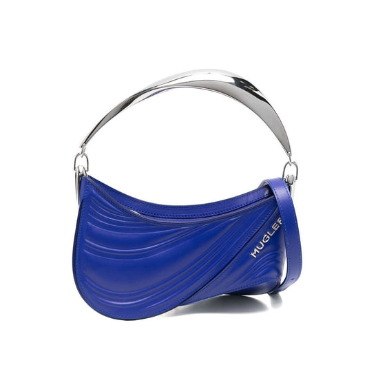 Mugler small Spiral Curve 01 embossed tote bag