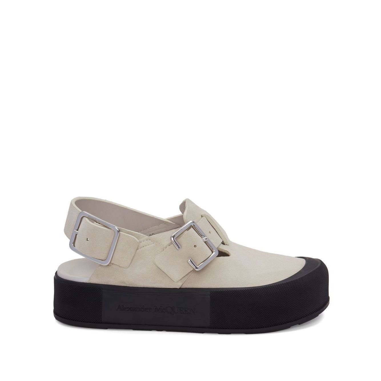 Alexander McQueen Leather clogs