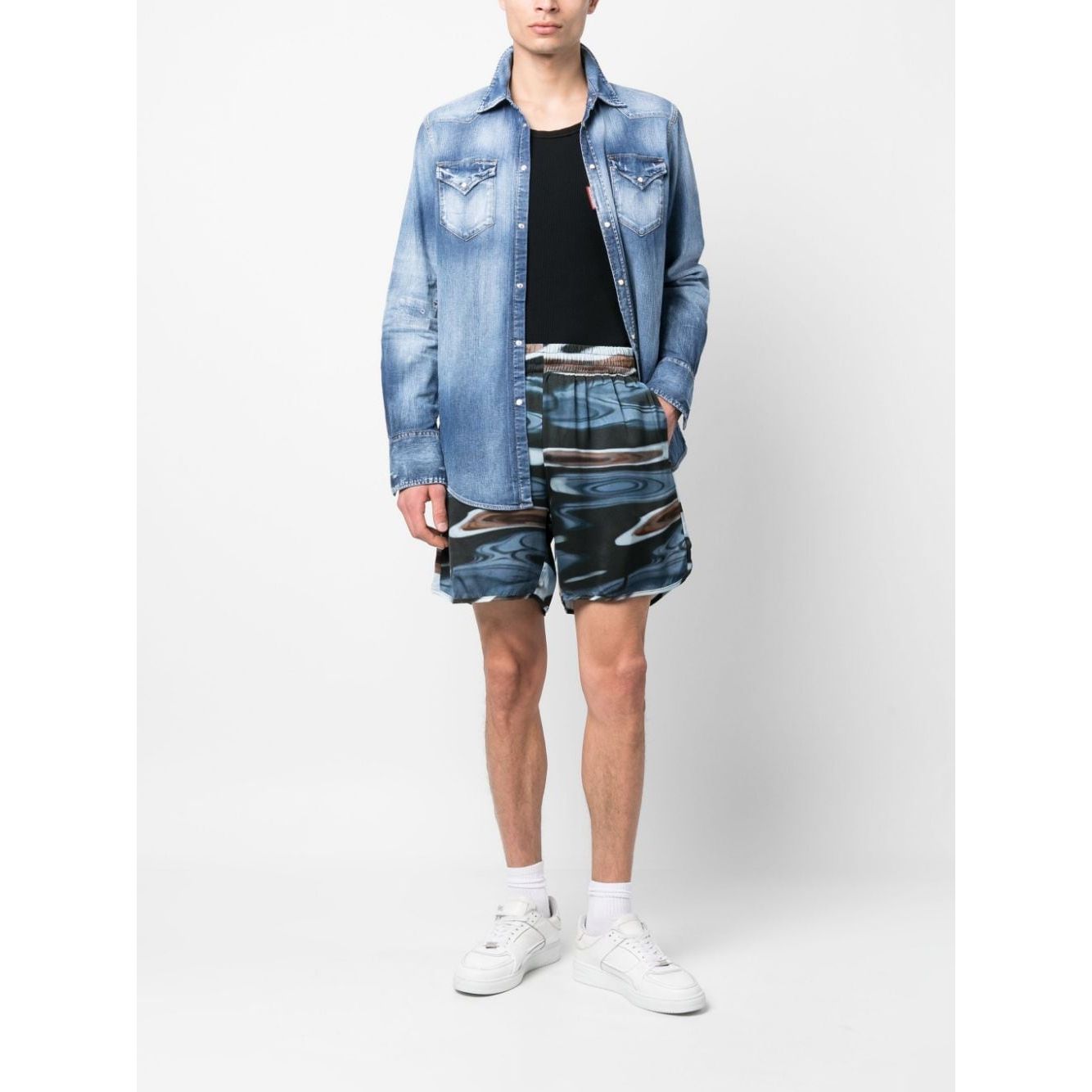 BLUE SKY INN Shorts Clear Blue