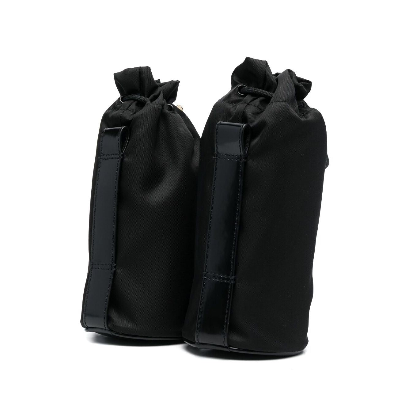 Front view with bag zipped and handles upright.