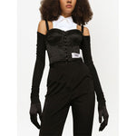 Dolce & Gabbana layered-shirt corset top