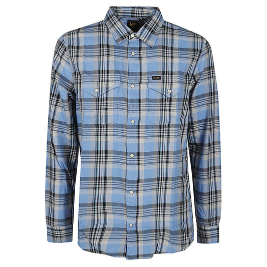 Lee Shirts Clear Blue