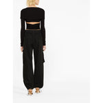 Dolce & Gabbana cut-out Wrap Top