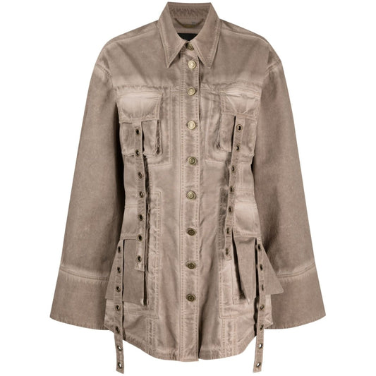Blumarine Coats Brown