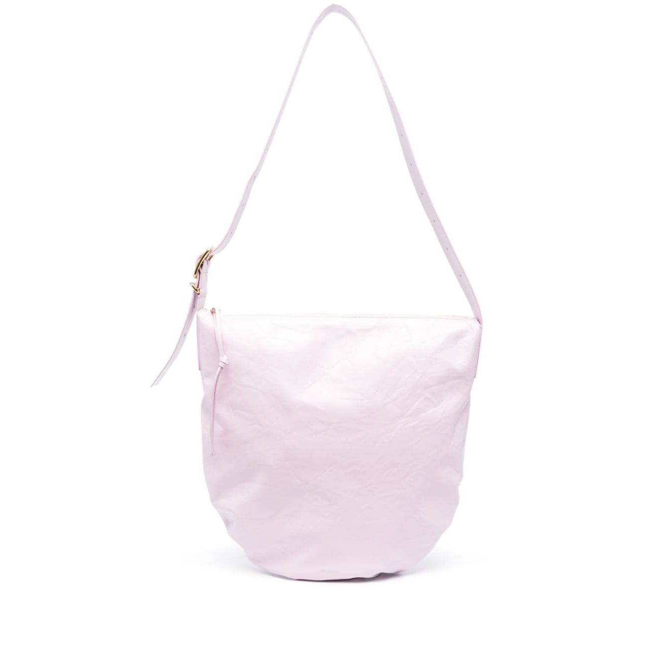 Front view with bag zipped and handles upright.