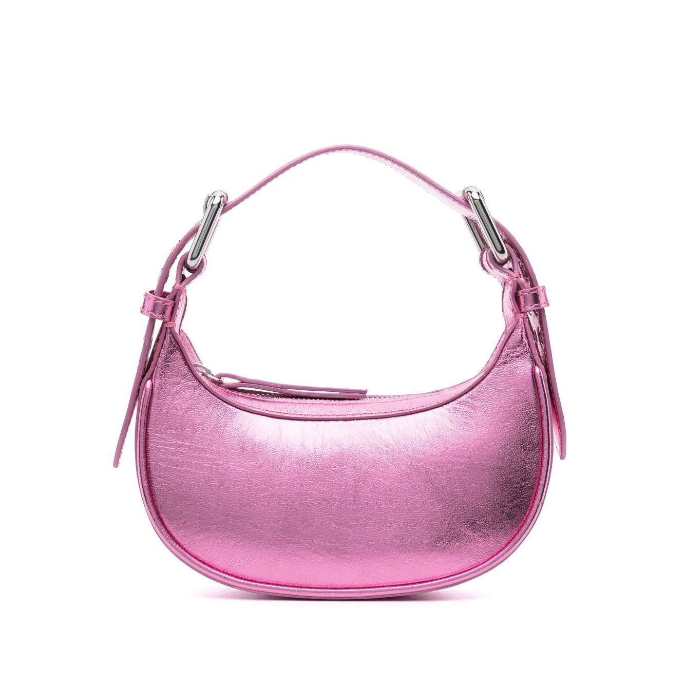 Front view with bag zipped and handles upright.