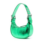 By Far metallic-effect tote bag