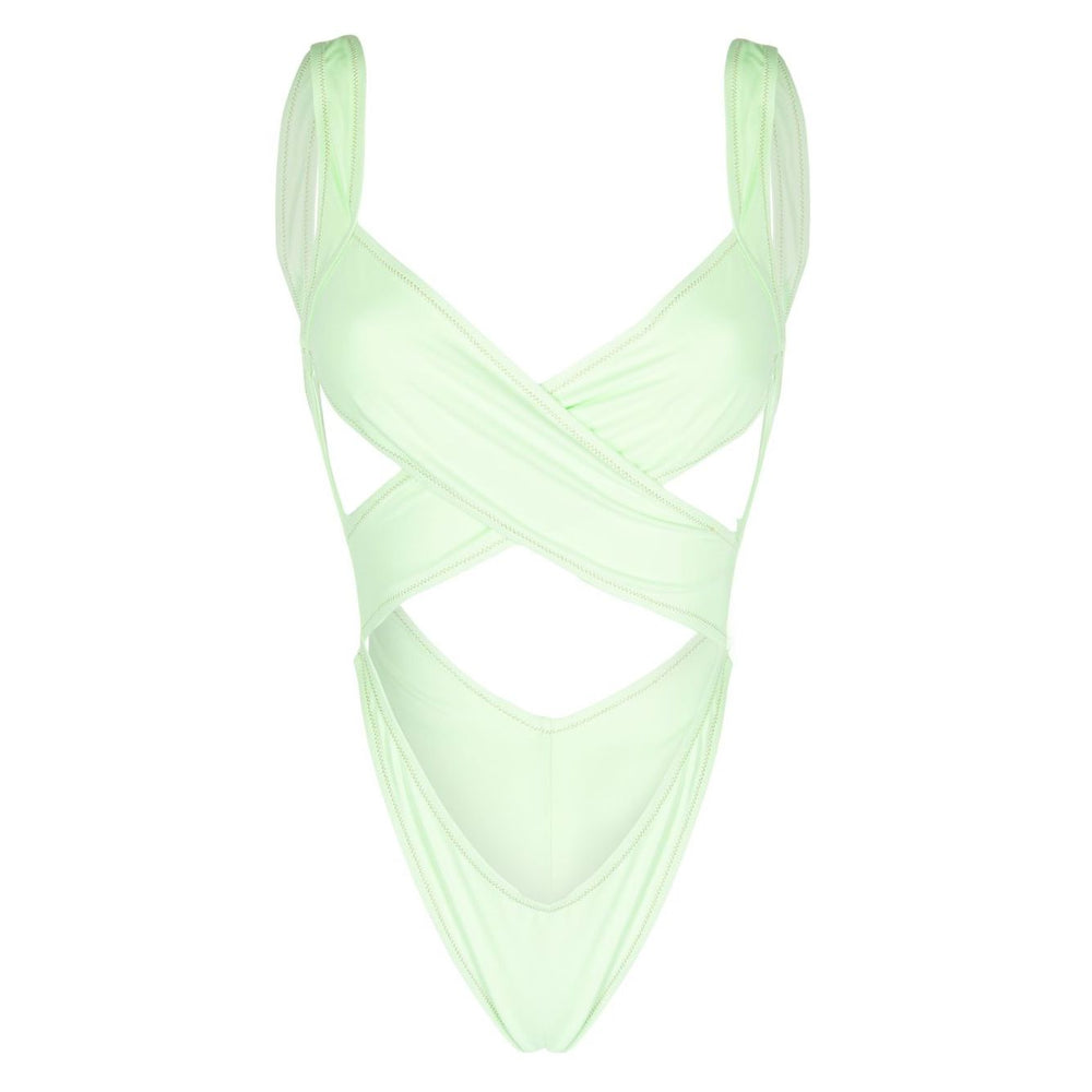REINA OLGA Sea clothing Green Beachwear & underwear