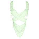 REINA OLGA Sea clothing Green Beachwear & underwear