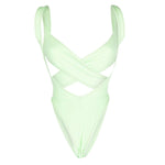 REINA OLGA Sea clothing Green Beachwear & underwear