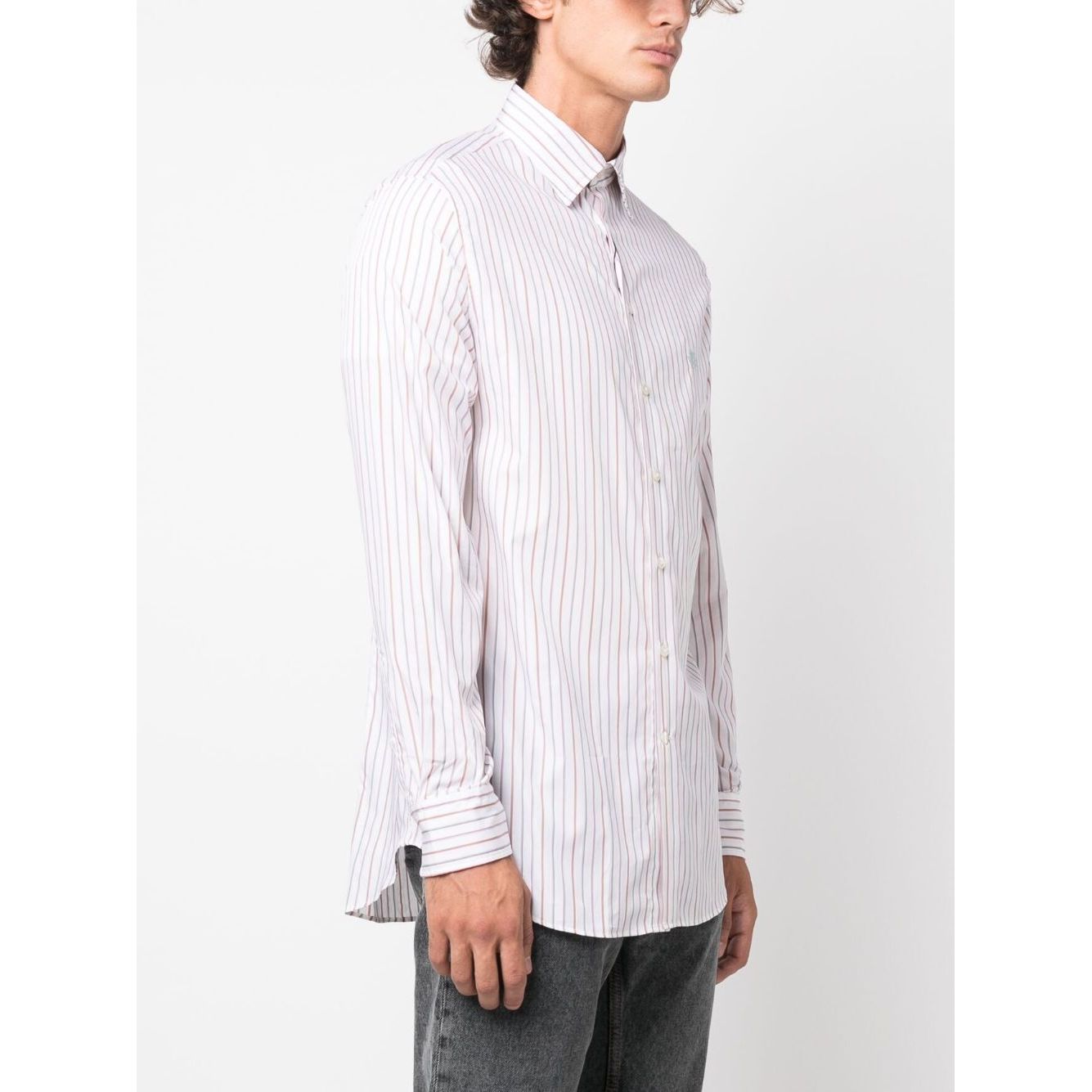 Etro Shirts Grey Shirts