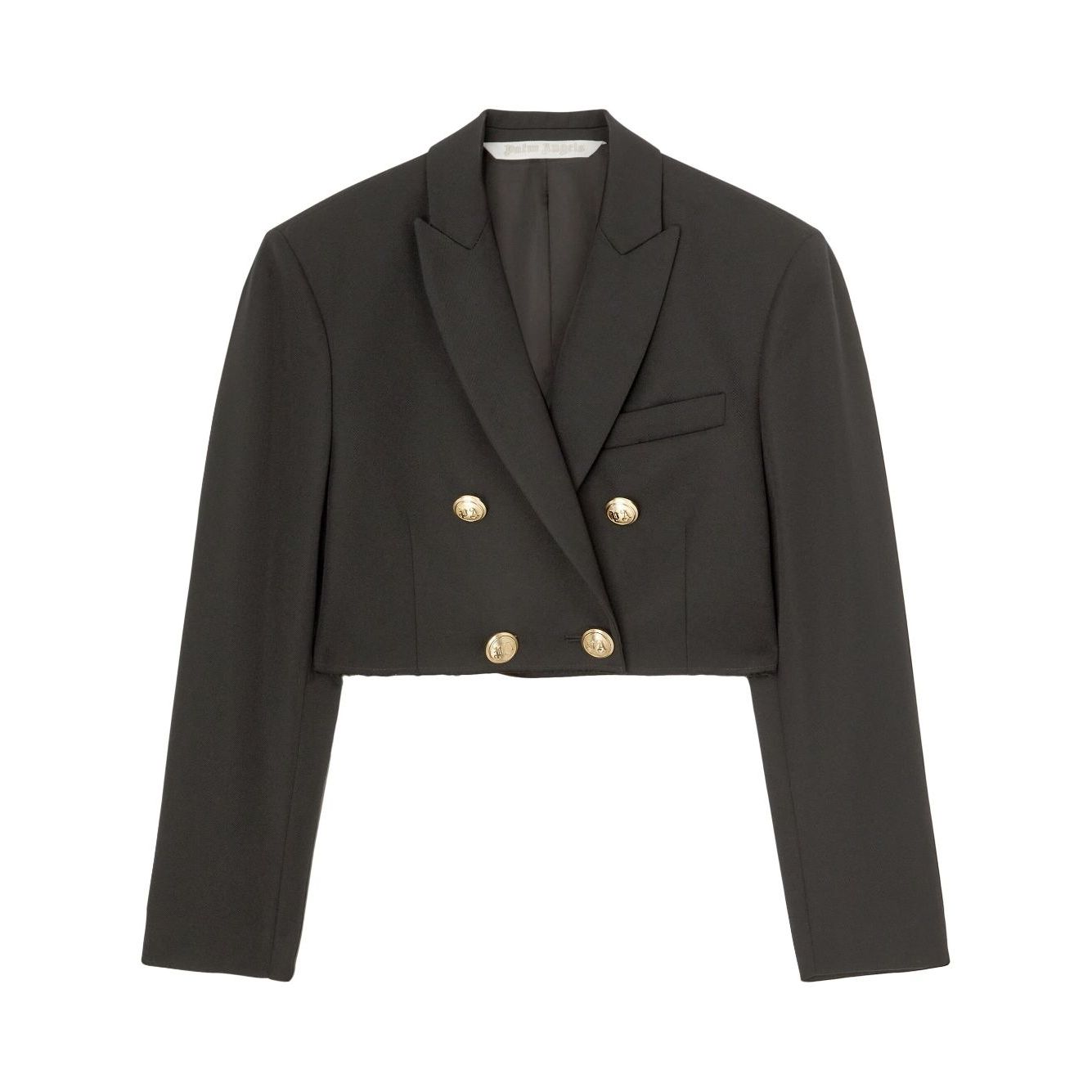 Palm Angels Jackets Black