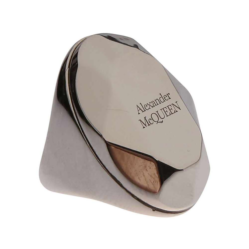 Alexander McQueen The Faceted Stone Ring