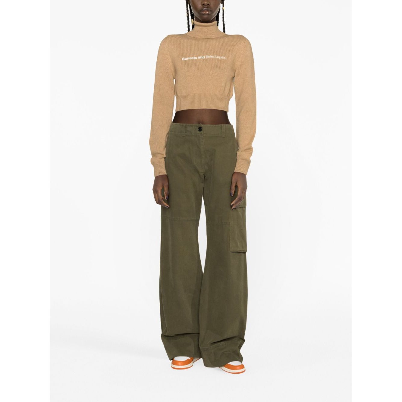 Palm Angels Sweaters Camel