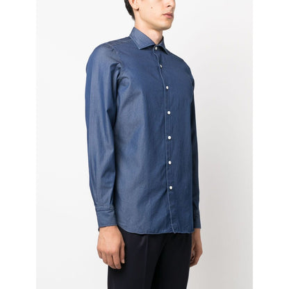FINAMORE 1925 NAPOLI Shirts Blue