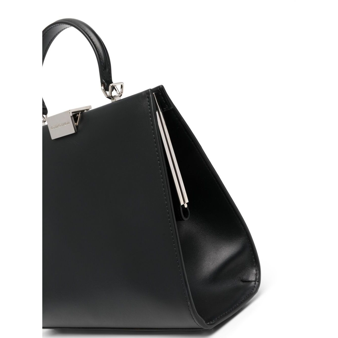 Armarium logo-plaque leather tote bag