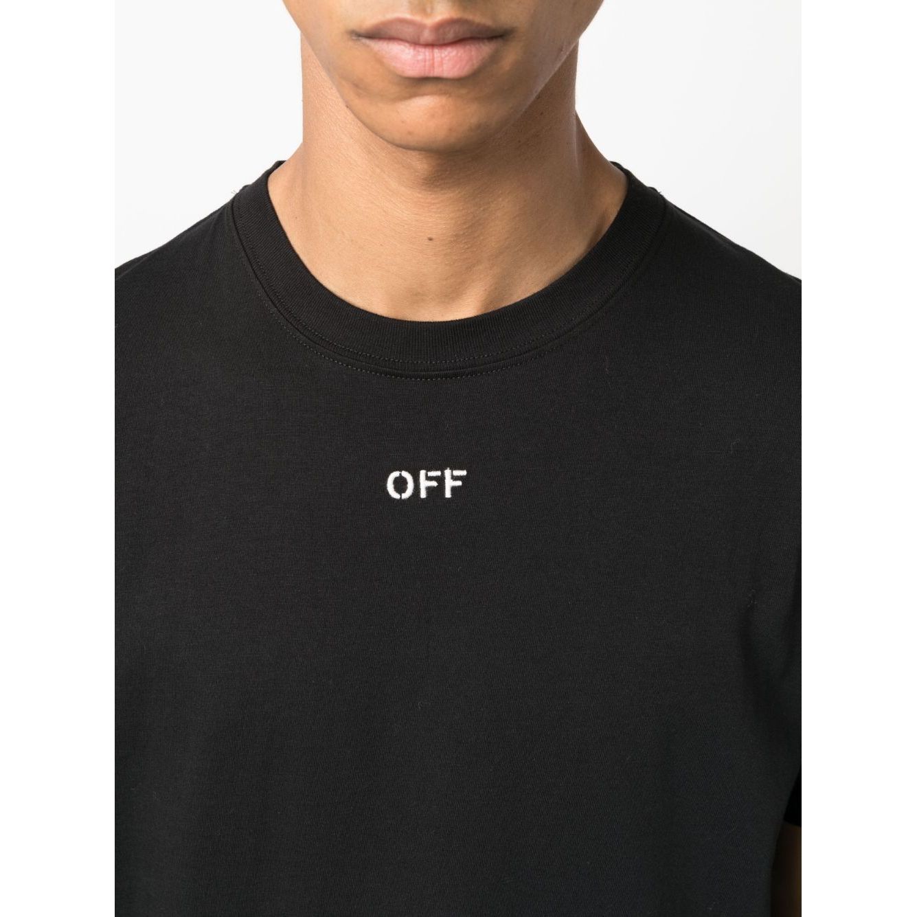 Off White Logo cotton t-shirt