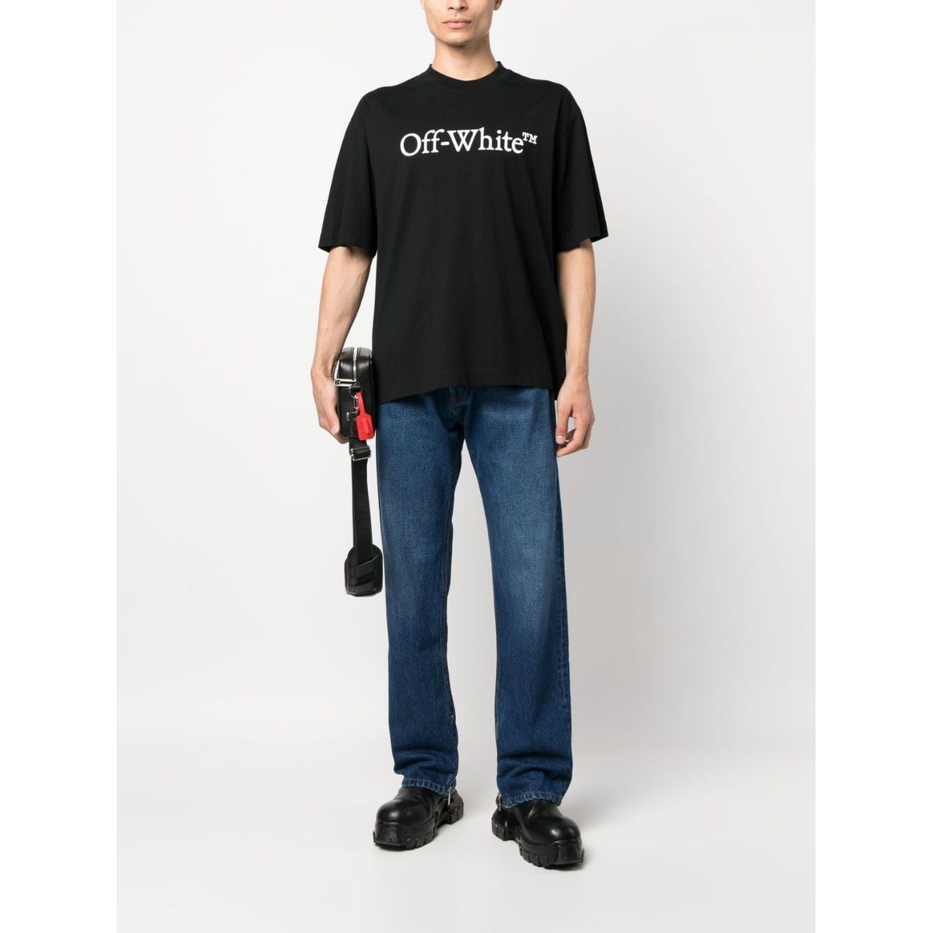 Off White High-waisted straight jeans Jeans
