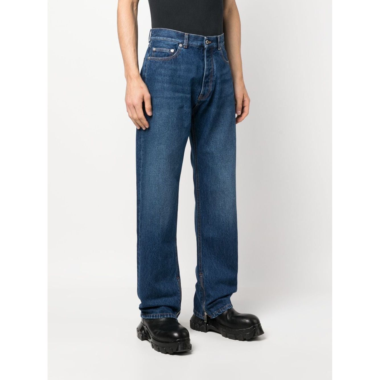 Off White High-waisted straight jeans Jeans