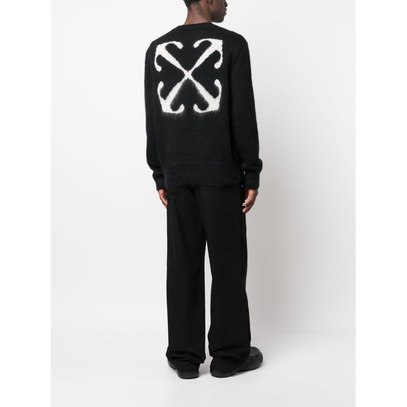Off White Arrow Crewneck Sweater Topwear