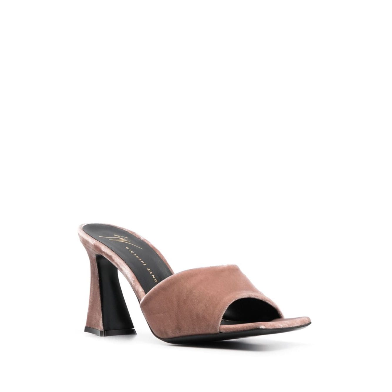 Giuseppe Zanotti Solhene 90mm velvet-effect sandals