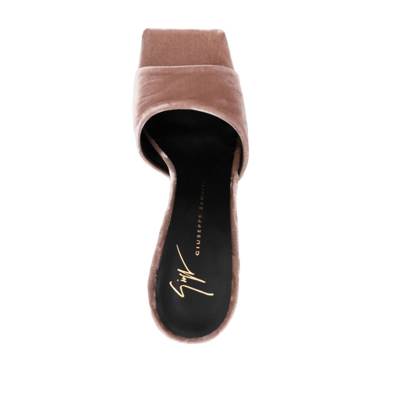 Giuseppe Zanotti Solhene 90mm velvet-effect sandals