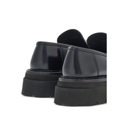 Ferragamo Gancini-buckle Leather Loafers