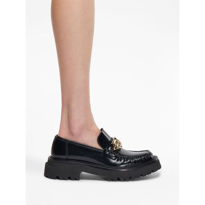 Ferragamo Gancini-buckle Leather Loafers